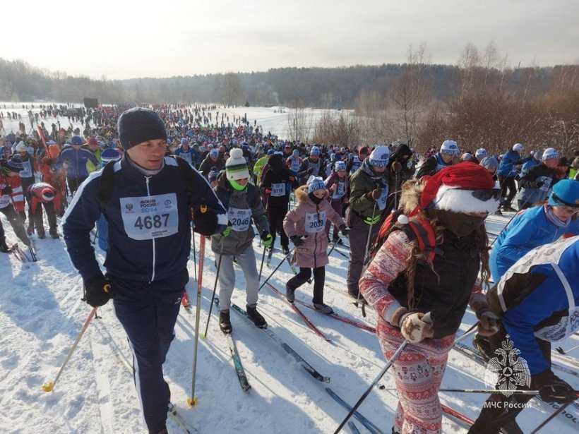 Личный состав Академии принял участие в гонке «Лыжня России»